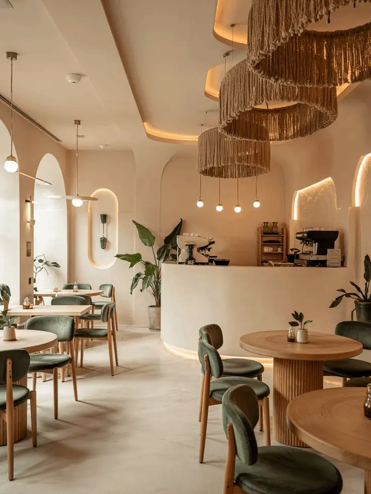 Cafe Minimalis di Yogyakarta - Jepara Habit Interior